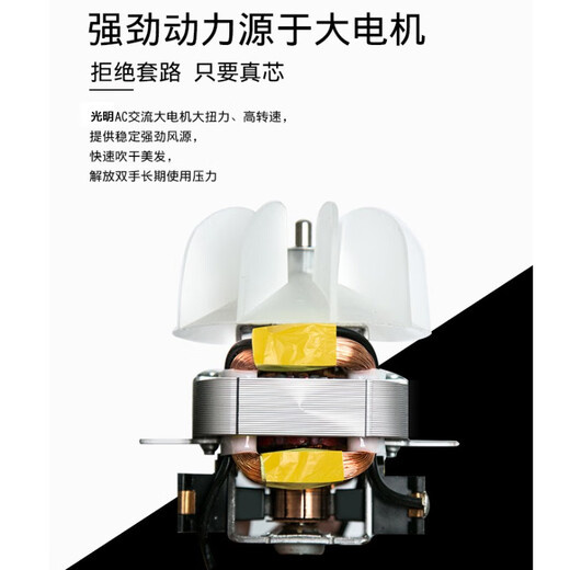 Bunhu Guangming Haartrockner RCT9930 High Power 2300W Heiße und Heißluft Haushalt Friseursalon Friseur Shop Konstante Temperatur Haart Trockner Guangming 2200W Haartrockner 9928