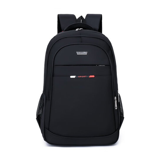 Kangaroo Backpack Men's Backpack Large Capacity Luggage Travel Bag Student School Bag Female Junior High School Business Laptop Bag Black with Red Label