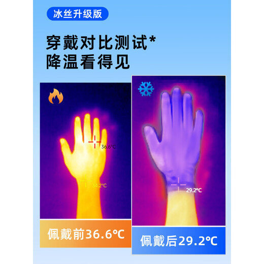 Type Mansion Sun Protection Gloves Men's Summer Ice Silk Outdoor Cycling Driving Anti-UV Sun Shade Mountaineering Fishing Gloves Ice Sleeves