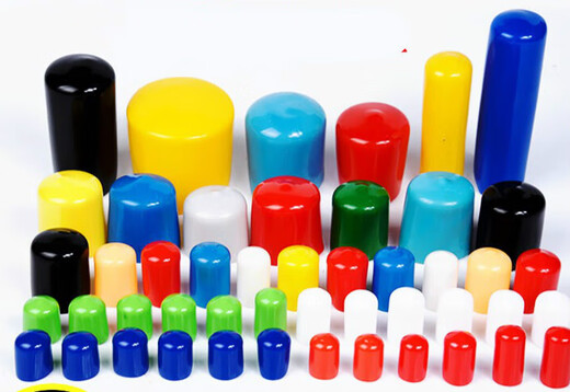 Longma custom-made rubber sleeve plastic steel pipe protective sleeve cap rubber sleeve wire head rubber cap screw plug thread protection gray 1000 pieces