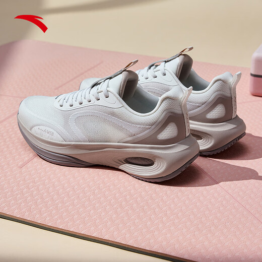 ANTA LINGARC丨Women's Shoes Training Shoes Winter New Lightweight Skipping Shoes Sports Shoes Hiking Shoes Papery White/Lotus Root Gray-2 38
