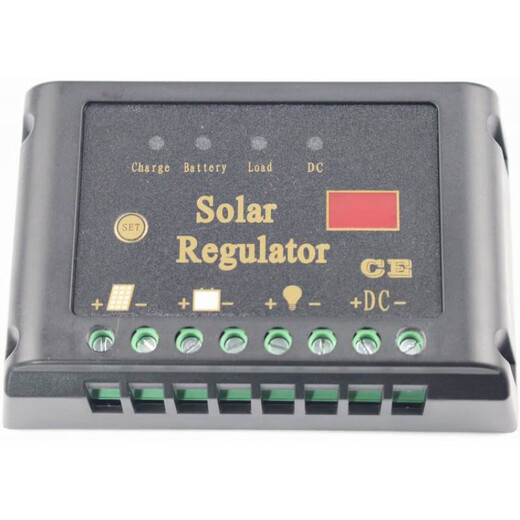Solar intelligent fully automatic mains complementary discharge circuit lamp power generation light near time control controller 12V battery priority 12V20A