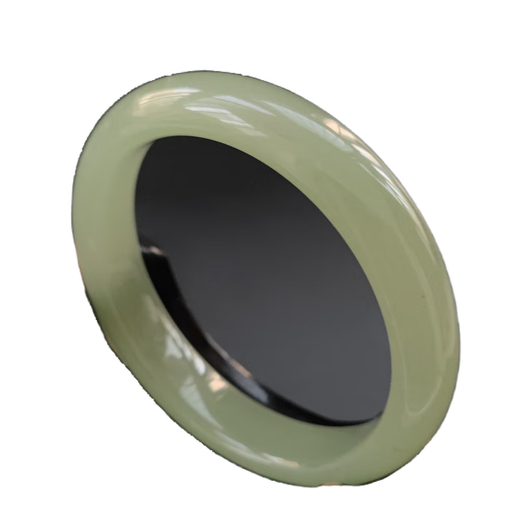 谈海天然珠宝玉石镯子东陵玉手镯圆镯福镯手饰绿润时尚流行饰品 浅绿897款内径58.2mm宽16mm