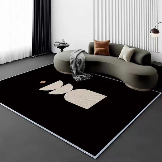 Xinlin ins style carpet living room carpet coffee table carpet room carpet bedroom floor mat household stain-resistant sofa high-end light luxury Nordic 03 120*160 cm
