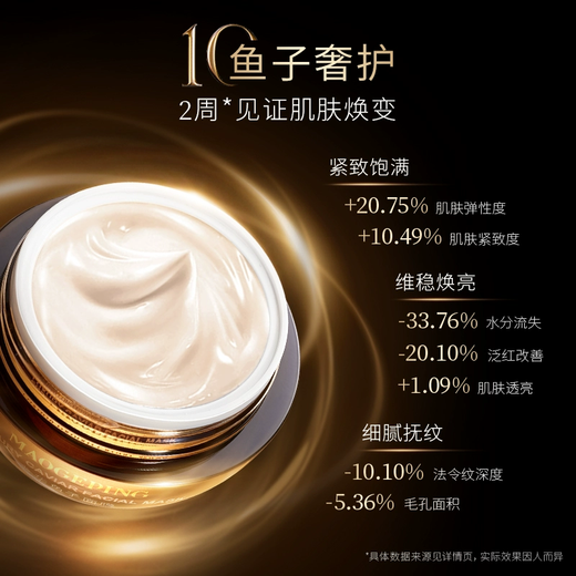 Mao Geping luxury caviar mask 30g smear mask anti-wrinkle firming repair moisturizing birthday gift for women