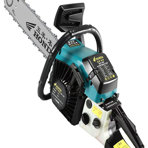 Wuyang Honda chain saw logging saw imported quality four-stroke pure gasoline easy-start professional logging tree feller high-horsepower chain saw two-stroke hybrid chain saw 20 inches comes with 3 imported chains