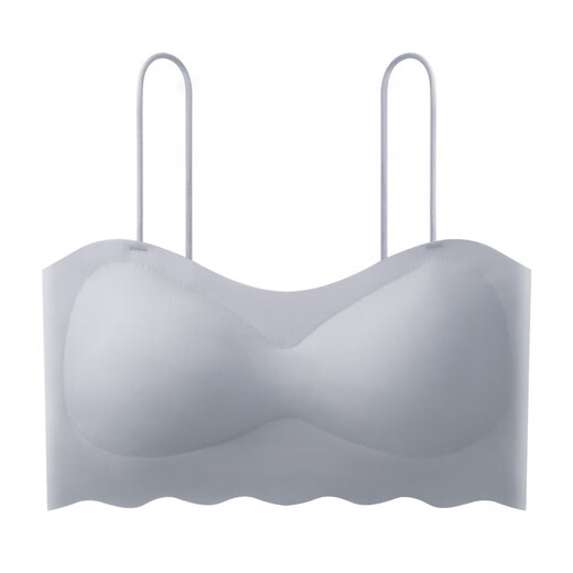 Summer ice silk sling backless cross seamless beautiful back wrap chest strap chest pad anti-exposure tube top base thin underwear white one size