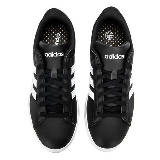 阿迪达斯（adidas）Neo板鞋男鞋女鞋2025秋冬季新款情侣运动鞋复古低帮休闲鞋 GW9196黑色/白 39