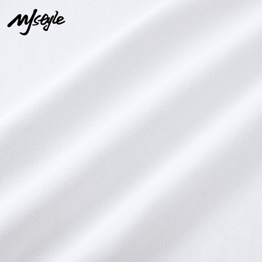 MJ STYLE white right shoulder fitted short-sleeved T-shirt for women 2026 spring and summer slimming and skin-friendly inner layering shirt top