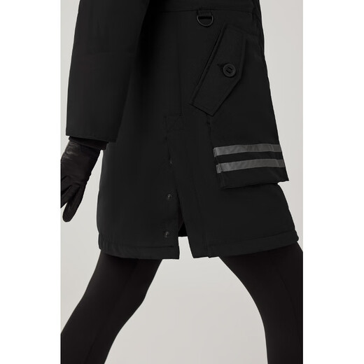 加拿大鹅（Canada Goose）Toronto 女士派克大衣户外休闲外套大鹅羽绒服 经典升级 1049W 381 黑色/黑色 S