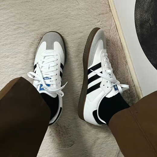 Adidas adidas clover samba T-head shoes sports shoes men's and women's casual shoes B75806 37