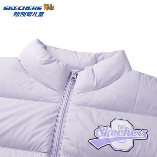 Skechers autumn and winter new style men's and women's woven down jacket vest down vest L424K096