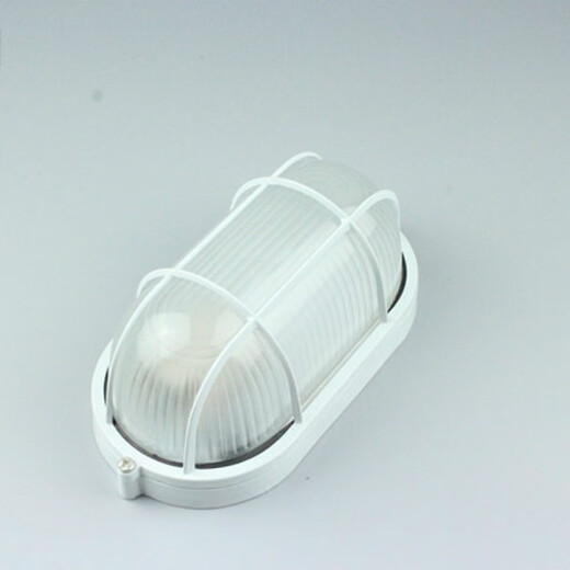 Yilin waterproof lamp, moisture-proof lamp, garden lamp, balcony lamp, outdoor lamp, outdoor wall lamp, explosion-proof lamp, wall lamp, factory lamp, bronze small oval-20*10 cm including 12 watt LED lamp