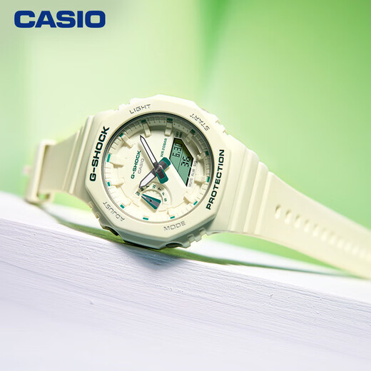 Casio (CASIO) watch women's G-SHOCK fashionable dual display sports electronic Japanese and Korean watch New Year's gift GMA-S2100GA-7