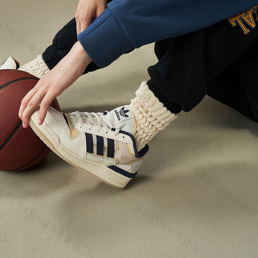 阿迪达斯 （adidas）三叶草FORUM男女84防滑休闲板鞋FY7756FY7974官方 IF3884_棕白 _女款_ 36 _220mm