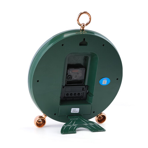 Kangbas simple table clock living room bedroom study desktop clock 2025 creative fashion table clock calendar quartz clock 3476Y calendar white and blue (29 cm)