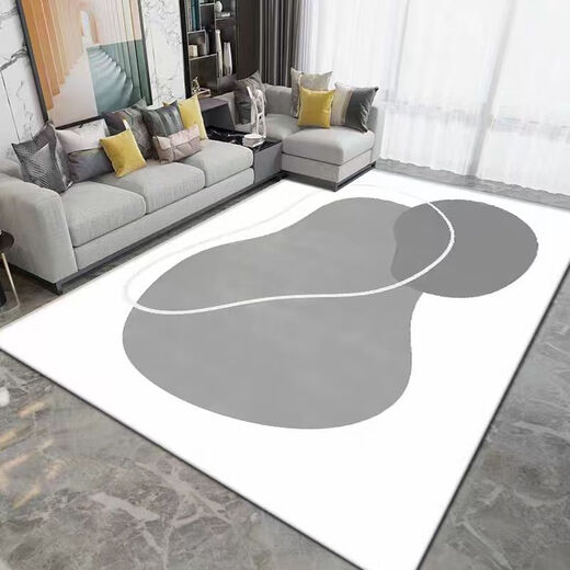 Xinlin ins style carpet living room carpet coffee table carpet room carpet bedroom floor mat household stain-resistant sofa high-end light luxury Nordic 03 120*160 cm