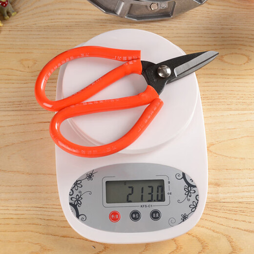 Wanhong scissors, iron scissors, old-fashioned short-bill industrial scissors, traditional electrician scissors, wire scissors, hand-made short-bill iron scissors, 1 pair