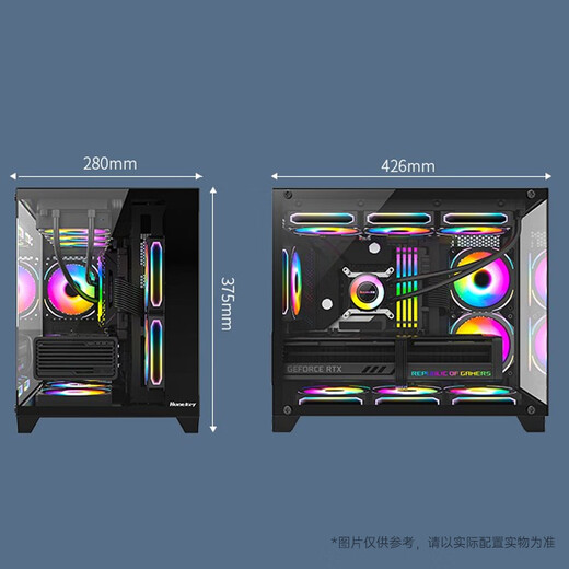 Colorful Computer i5 13400F/RTX5060Ti 4060Ti Chicken Eternal Live Broadcast Designer RTX5070 E-Sports Gaming Desktop Computer Host DIY Assembly Complete Machine with Four Black Models丨i5 13400F丨RTX5060 Graphics Card