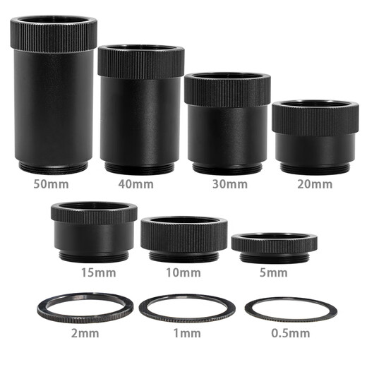 C-CS adapter ring macro ring 0.5 1 2 5 10 15 20 30 40mm industrial lens extension tube camera gasket 5mm C-CS adapter ring
