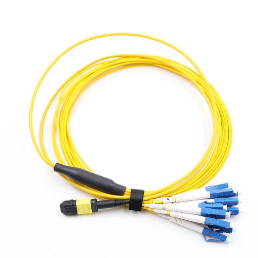 VCHUNG 12-core MPO optical fiber cable male APC-LC/UPC single-mode low loss 1.5 meters 21510LMU