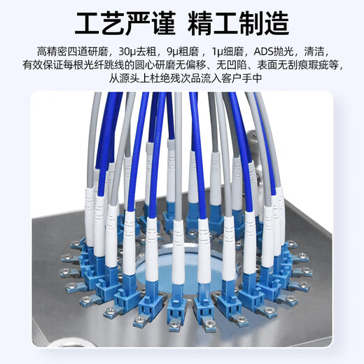 优普连 电信级铠装单模光纤跳线sc转sc-LC-FC-ST钢圈铠甲线 工程专用尾纤延长线防鼠咬阻燃 铠装单模单芯FC-FC 3米