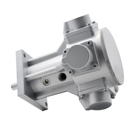 Customized and applicable multifunctional piston pneumatic motor industrial grade powerful high power torque without spark reduction TMH-1/2 piston motor + horizontal flange