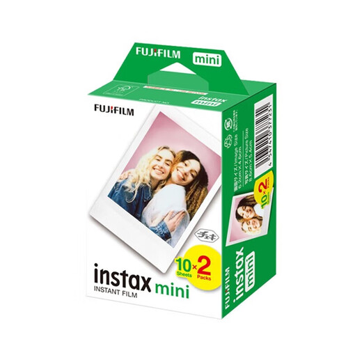 Fuji (FUJIFILM) instant camera photo paper is suitable for mini11/12/41/99 3-inch wide400/evo five-inch SQ1 mini photo paper 10 sheets, limited time offer, tin foil package
