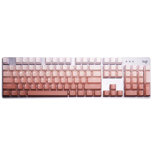 罗技（Logitech） K845 机械键盘有线游戏电竞电脑办公全尺寸发光 104键 鼠标键盘套装黑神话悟空 K845（绯红）-茶轴