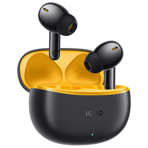 Vivo iQOO TWS 1i Star Pearl Yellow National Subsidy 45h Ultra-long Battery Life Full-Link Gaming Low Latency AI Call Noise Reduction Bluetooth 5.3 Valentine’s Day Gift