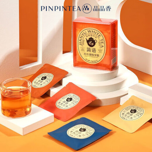 Pinpinxiang Jianyu White Tea Fuding White Tea Shoumei Square Tea Biscuit Tea Enjoyable Portable Brewing Individually Packed 24g Pinpinxiang Jianyu White Tea Fuding White Tea Shoumei Square Tea Biscuit Tea Enjoyable Portable Brewing Individually Packed 24g