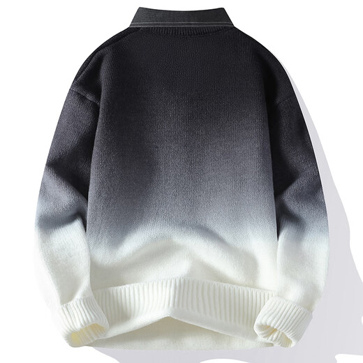 酷定律秋冬季休闲毛衣男士毛线衣加厚保暖针织衫内搭打底衫男装毛衫 9756红色 4XL