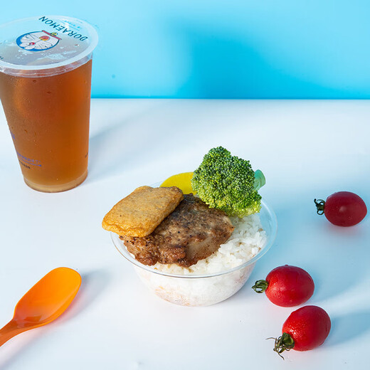 Shenfu Shenfu disposable bowl PS crystal bowl food grade high temperature resistant tableware plastic aviation bowl thickened transparent soup bowl 400ml crystal bowl 100 pieces