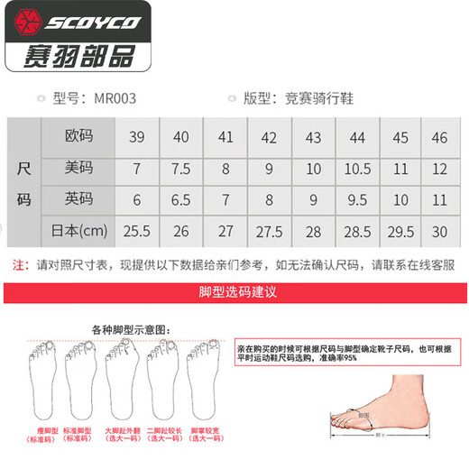 SCOYCO motorcycle riding shoes, anti-fall racing boots, wear-resistant, non-slip, breathable, protective motorcycle racing boots, men's and women's cycling shoes, MR003 Xuanwu Black 39
