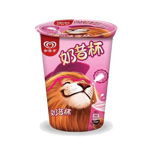 和路雪90g奶昔杯草莓口味冰淇淋 雪糕