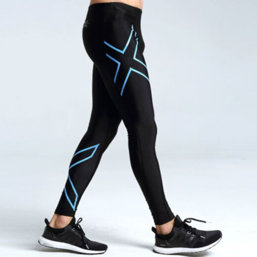 2XU compression pants sports men and women quick-drying running pants training stretch yoga pants gradient fitness tights trousers gold label women's trousers thin section S
