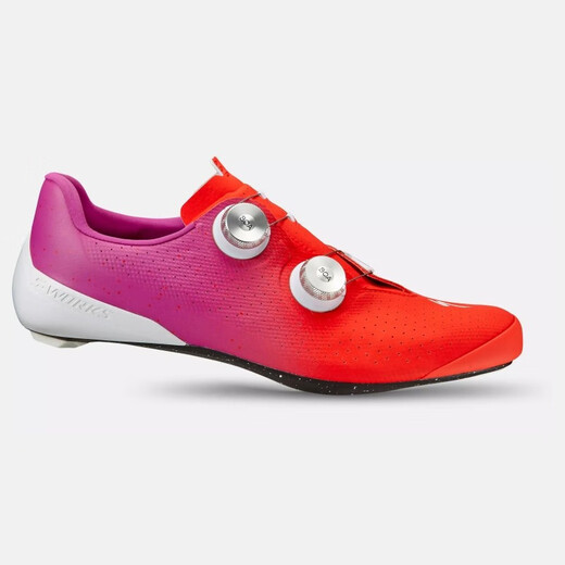 Lightning (SPECIALIZED) S-Works Torch Men and Women's Same Model Professional Lightweight Breathable Riding Shoes Mountain Highway Bike Bike Lock Shoes Red FieryRed 36