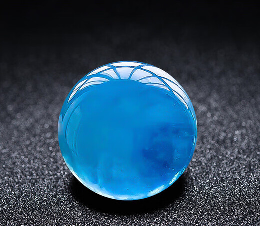 Guran 7A natural ice devil blue 6-20mm single bead non-hole pendant DIY crystal multi-treasure bracelet 7A boutique 20mm single bead