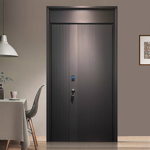 山头林村别墅子母门 高端入户门子母新款大门防盗门简约铸铝门tata别墅大 所有尺寸/款式来图均可(