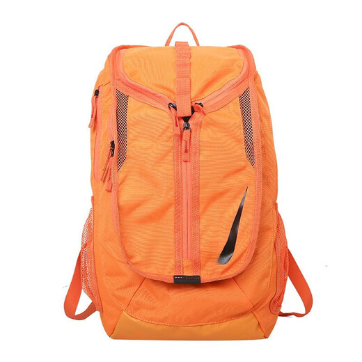 Backpack for students durable 2025 new style of junior high school and high school thin American backpack for independent shoes and bathroom basketball bag trend 3386 red air cushion model