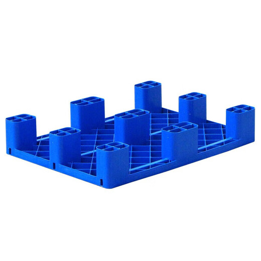 Real plastic pallet moisture-proof board warehouse pad forklift pallet pallet pallet shelf cold storage floor stacking pallet 120*80*14 nine feet