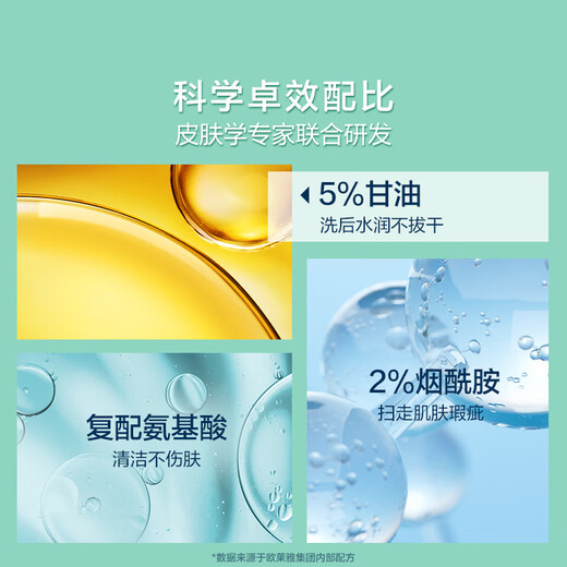 CeraVe Amino Acid Cleansing Gel 236ml (Facial Cleanser for Combination Oily Sensitive Skin, Cleanser for Men and Women)