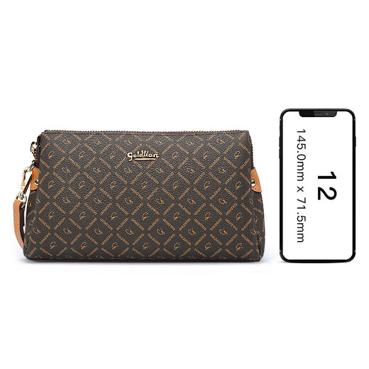 Goldlion Women's Handbag Retro Printed Clutch Bag Birthday Gift Gift