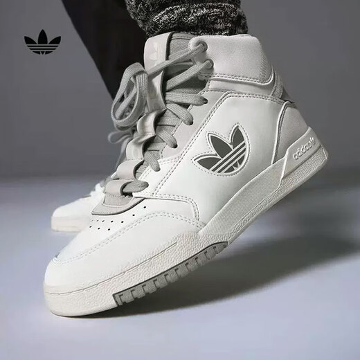 Adidas Clover women's shoes 2025 autumn new sports shoes DROP STEP XL high-top retro comfortable sneakers casual IF2694 36 (220mm)