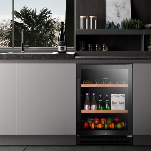Nappe Consultation Discount Wine Cabinet Air-cooled Frost-free Red Wine Cabinet First-Class Energy Efficiency Wine Cabinet Embedded Ice Bar Wine Cabinet Constant Temperature and Humidity Red Wine Cabinet Constant Temperature Wine Cabinet Constant Temperature Red Wine Cabinet CW-150C Single-Embedded Dual-Purpose Ice Bar (First-Class Energy Efficiency) 150L