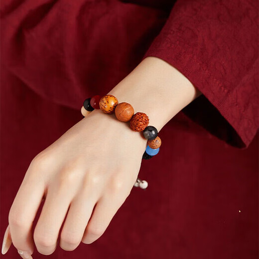 Eighteen seeds bracelet Duobao Bodhi seed bracelet imitation 18 seeds new student gift for men and women Duobao eighteen seeds bracelet