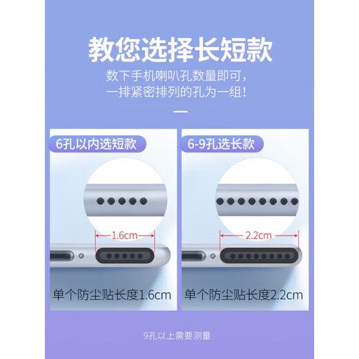 Rigorous Honor 100pro mobile speaker hole dust-proof net Red Magic 9Pro speaker earpiece Honor x50i+ dust-proof sticker Charging port anti-dust plug 10 long dust-proof nets + 10 Type C port dust-proof plugs Honor 100/100Pro/100Pro+