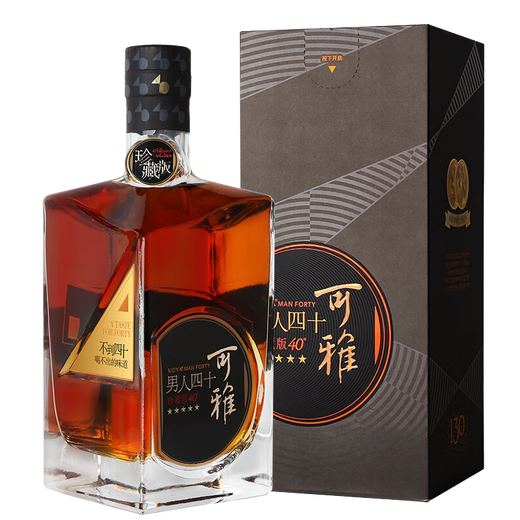 
Changyu Keya Men's Forty Brandy Keya Collectible Edition 40 Degree Five-Star Brandy Foreign Wine Gift Keya Five-Star Double Branch 700mL 2 Bottles
