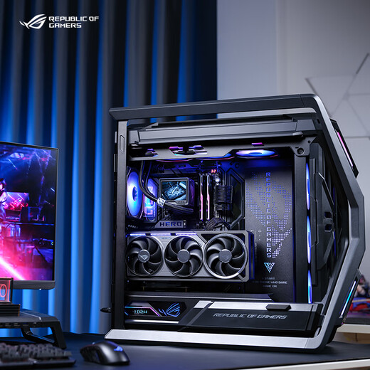ASUS RTX5090/5080 pure blood Night God graphics card 9800X3D 9950X3D host ROG family bucket Genesis host desktop game console assembly machine computer complete machine R7 9800X3D + ASUS RTX5080 Night God丨Three