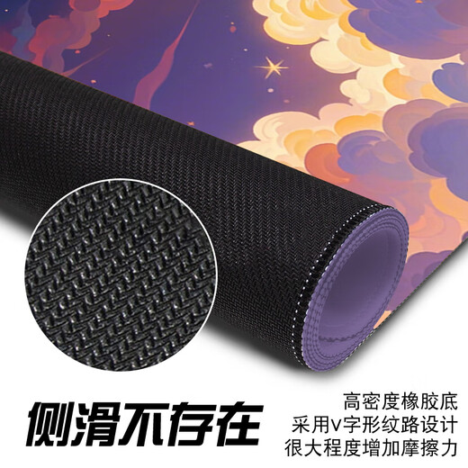 
Fun Extreme Mouse Pad Extra Large Scenic Office Desk Pad for Boys Special Anti-Slip Thickened E-Sports Games Computer Keyboard Pad Customized Versatile High-Precision Thickened Good-looking Lock Edge Customized 12805 Pink Starry Sky 1000mm*500mm*5mm